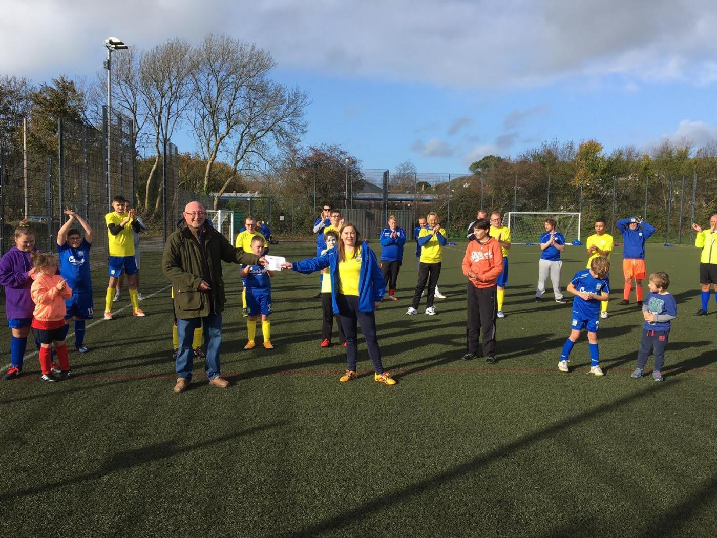 Braunton Football Ability receiving another grant for kit Braunton Football Ability receiving another grant for kit