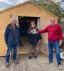 Presentation of new mobile phone to South Street Foodbank Braunton